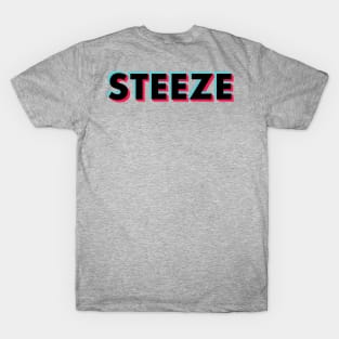 Steeze Glitch Black T-Shirt